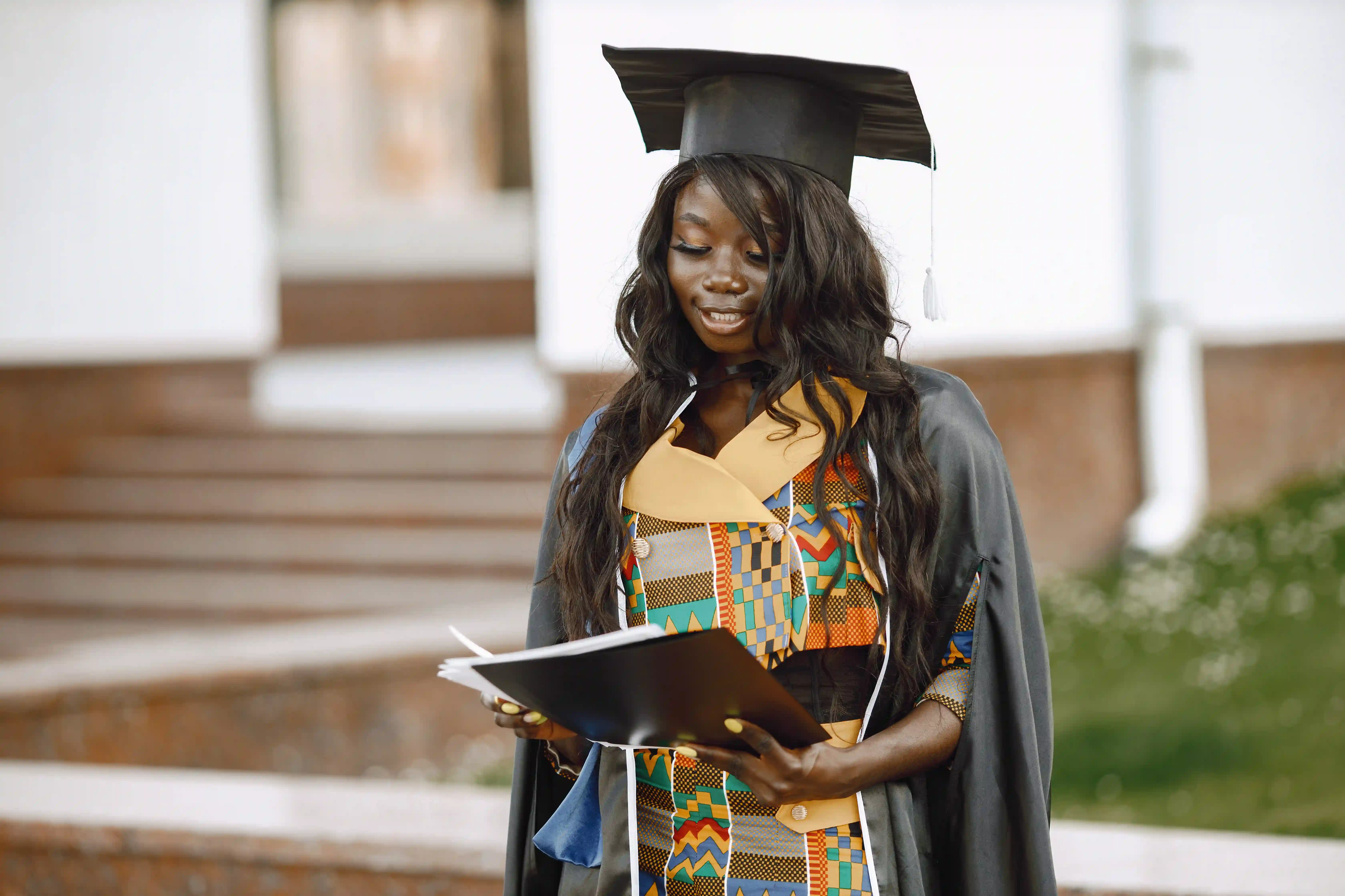 A student using MijiSap on campus