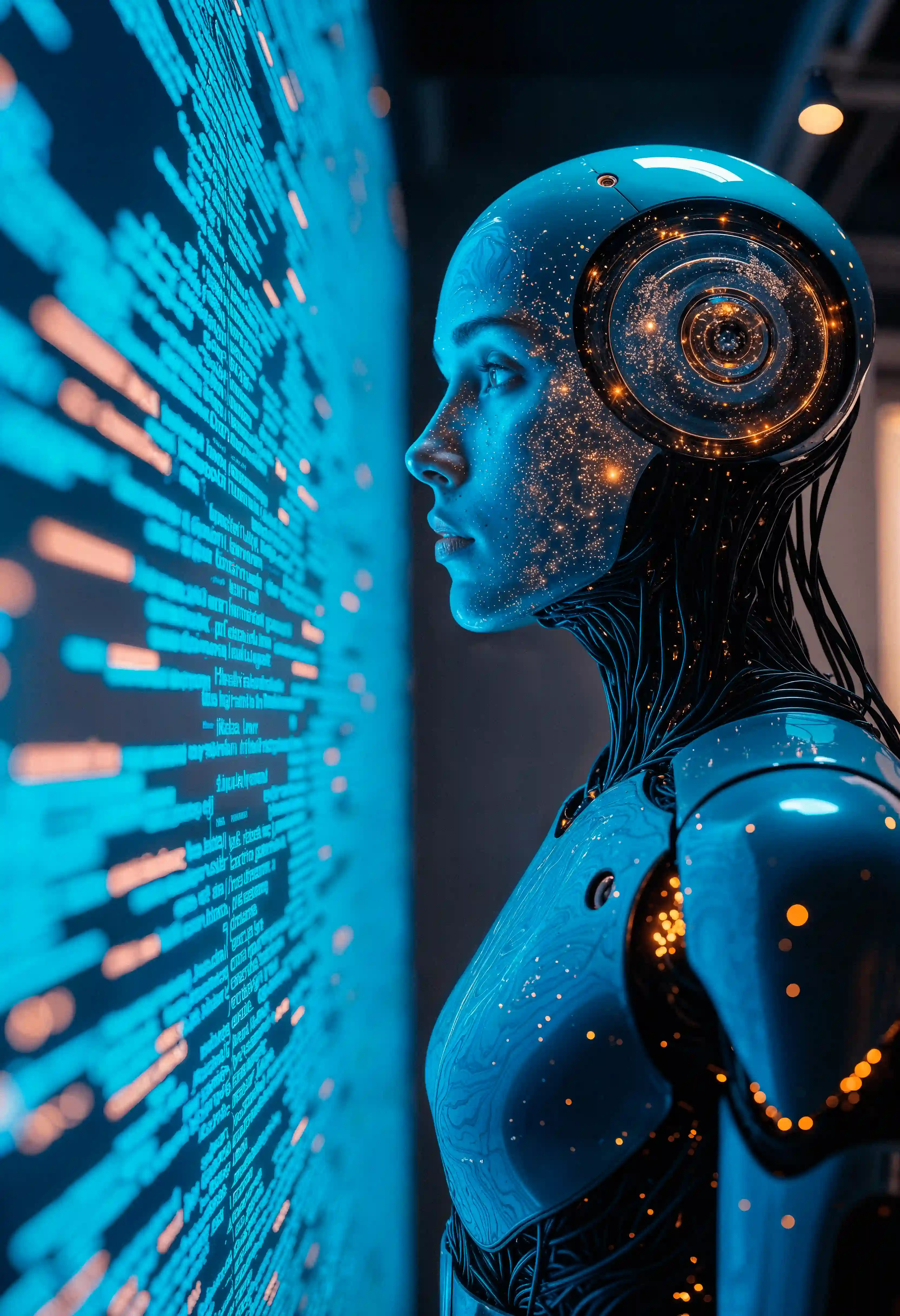 Team member working on laptop